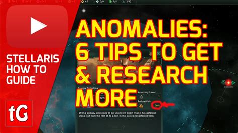 Stellaris Anomaly Category List with IDs .